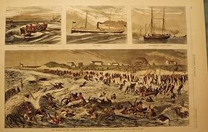 LIFE-SAVING: SHIPWRECK OF THE METIS, LONG ISLAND