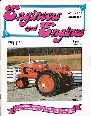 Bild des Verkufers fr Engineers and Engines, APRIL - MAY 1991 zum Verkauf von Rose City Books