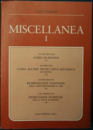 Miscellanea I - scritti padovani