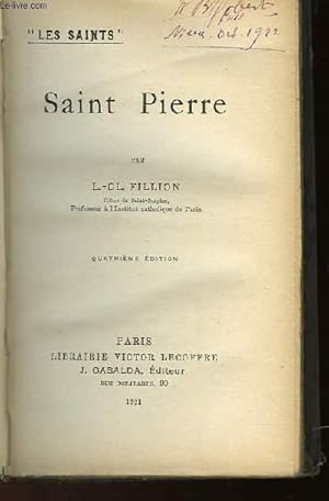 Seller image for SAINT PIERRE for sale by Le-Livre