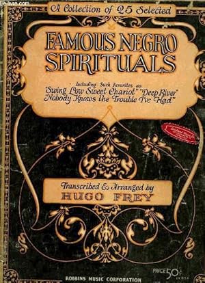 Seller image for FAMOUS NEGRO SPIRITUALS for sale by Le-Livre