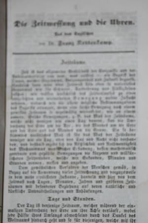 Die Zeitmessung und die Uhren. Aus dem Englischen von Franz Kottenkamp. Mit Textabb.