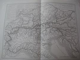 Carte de la Chaine des Alpes