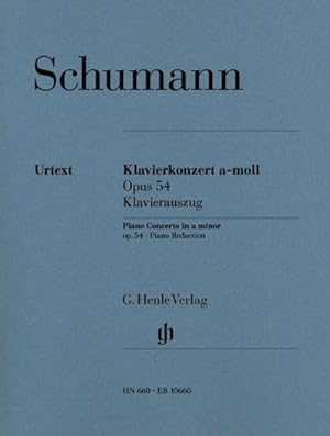 Bild des Verkufers fr Klavierkonzert a-moll, op. 54. Klavierauszug : erste praktische Notenausgabe zum Verkauf von AHA-BUCH GmbH