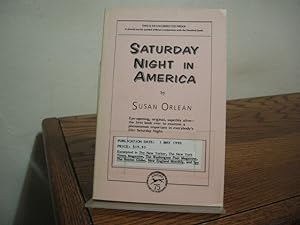 Seller image for Saturday Night in America for sale by Bungalow Books, ABAA