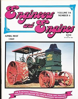 Bild des Verkufers fr Engineers and Engines, APRIL/MAY 1989 zum Verkauf von Rose City Books