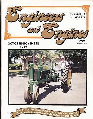 Bild des Verkufers fr Engineers and Engines, OCTOBER/NOVEMBER 1989 zum Verkauf von Rose City Books