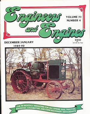 Bild des Verkufers fr Engineers and Engines, DECEMBER/JANUARY 1989-90 zum Verkauf von Rose City Books