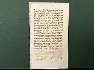 Seller image for SINGLE LEAF from: C.F. Gellerts Smmtliche Schriften - Fnfter Theil (1769) (Original Early Letterpress Printing) for sale by Bookwood