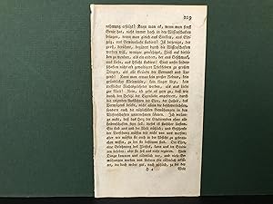 Immagine del venditore per SINGLE LEAF from: C.F. Gellerts Smmtliche Schriften - Fnfter Theil (1769) (Original Early Letterpress Printing) venduto da Bookwood