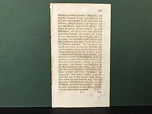 Image du vendeur pour SINGLE LEAF from: C.F. Gellerts Smmtliche Schriften - Fnfter Theil (1769) (Original Early Letterpress Printing) mis en vente par Bookwood