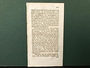 Image du vendeur pour SINGLE LEAF from: C.F. Gellerts Smmtliche Schriften - Fnfter Theil (1769) (Original Early Letterpress Printing) mis en vente par Bookwood