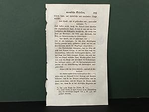 Imagen del vendedor de SINGLE LEAF from: Plutarch's Moralisch Philosophische Werke - Ubersetzt von J.F.S. Kaltwasser - Sechster Theil (1797) (Original Early Letterpress Printing) a la venta por Bookwood