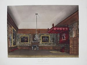 Immagine del venditore per Original Single Hand Coloured Aquatint from the History of the Royal Residences By W. H. Pyne Illustrating The Throne Room, Hampton Court. Published in 1818. venduto da Rostron & Edwards