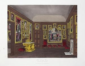 Original Single Hand Coloured Aquatint from the History of the Royal Residences By W. H. Pyne Ill...