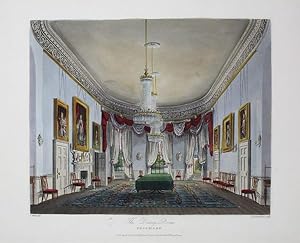 Original Single Hand Coloured Aquatint from the History of The Royal Residences By W. H. Pyne Ill...