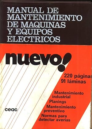 Manual de Mantenimiento de Maquinas y Equipos Electricos