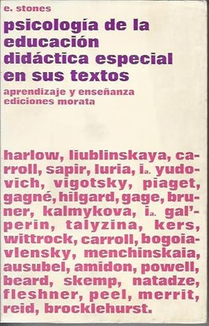 Psicologia de la Educacion Didactica Especial en sus Textos