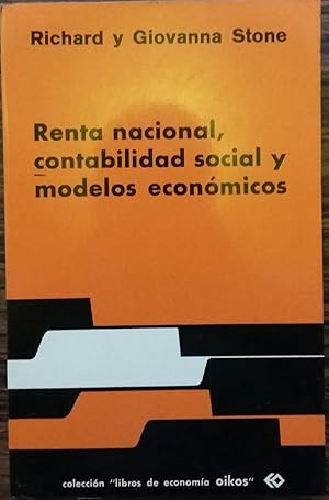 Renta Nacional Contabilidad Social y Modelos Economicos