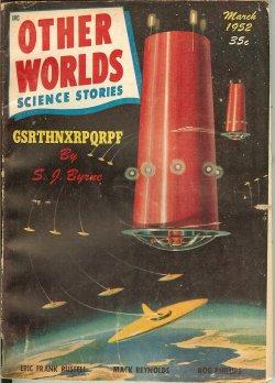 Bild des Verkufers fr OTHER WORLDS Science Stories: March, Mar. 1952 zum Verkauf von Books from the Crypt