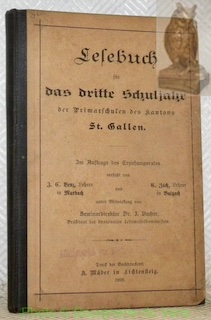 Imagen del vendedor de Lesebuch fr das dritte Schuljahr der Primarschulen des Kantons St. Gallen. a la venta por Bouquinerie du Varis