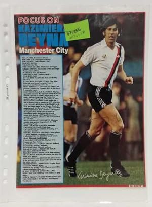 Kazimier Denya, Manchester City, FC, Hand Signed Autograph 1975