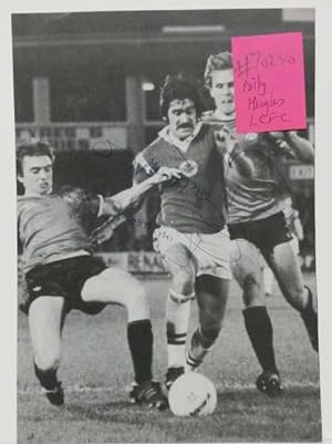 Billy Hughes, Leicester City, FC, Hand Signed Autograph 1975