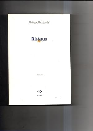 Image du vendeur pour RHESUS.Roman mis en vente par Librairie CLERC
