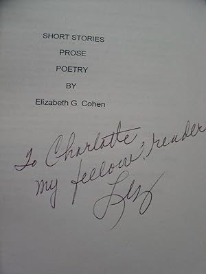 Seller image for Short Stories Prose Poetry for sale by Eastburn Books