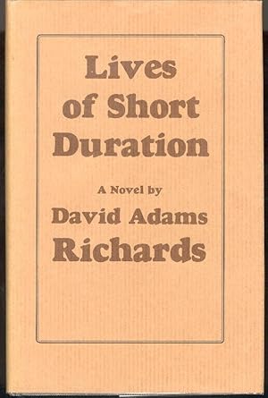 Immagine del venditore per Lives of Short Duration. (SIGNED, hardcover) venduto da Inno Dubelaar Books