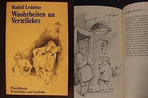Seller image for Woahrheiten und Vertelltes - Plattdtsche Geschichten und Gedichte for sale by Buchantiquariat Uwe Sticht, Einzelunter.