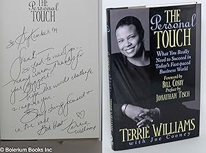 Seller image for The personal touch; what you really need to succeed in today's fast-paced business world, foreword by Bill Cosby, preface by Jonathan Tisch for sale by Bolerium Books Inc.