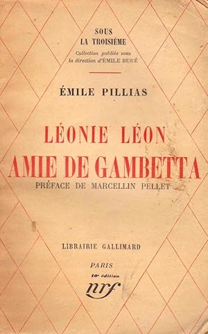 Seller image for LEONIE LEON, AMIE DE GAMBETTA. for sale by Librairie Dhouailly