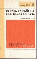 Seller image for Poesa espaola del siglo de oro for sale by LIBRERA LAS HOJAS