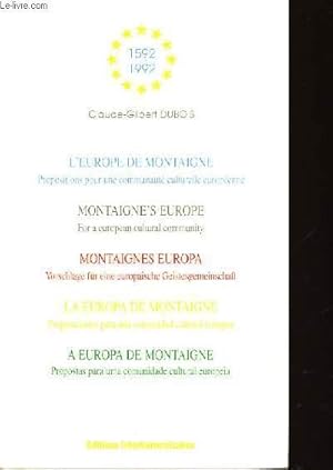 Bild des Verkufers fr L'EUROPE DE MONTAIGNE 1592-1992 zum Verkauf von Le-Livre