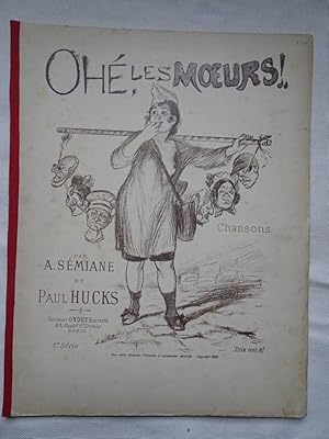 Immagine del venditore per Oh! Les Moeurs. Chansons satiriques mises en musique par Paul Hucks. Douze lithographies de Willette. 1re Srie. venduto da Antiquariaat De Boekenbeurs