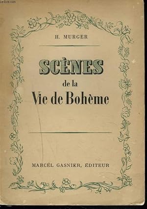 Bild des Verkufers fr SCENES DE LA VIE DE BOHEME zum Verkauf von Le-Livre