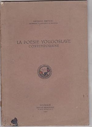 Seller image for La posie yougoslave contemporaine for sale by LIBRERA GULLIVER