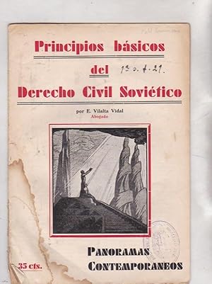 Bild des Verkufers fr Principios bsicos del derecho civil sovitico zum Verkauf von LIBRERA GULLIVER