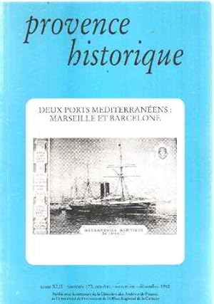 Provence historique n° 170 / deux ports mediterraneens marseille et barcelone