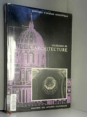 Bild des Verkufers fr Principes d'analyse scientifique : Architecture Mthode et vocabulaire zum Verkauf von JLG_livres anciens et modernes