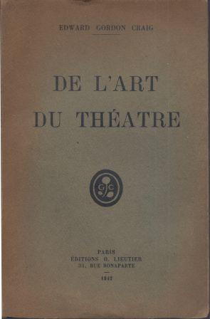 Seller image for De l'art du thtre for sale by LES TEMPS MODERNES