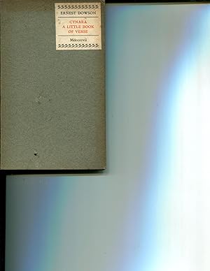 Imagen del vendedor de Cynara: A Little Book of Verse a la venta por Orca Knowledge Systems, Inc.