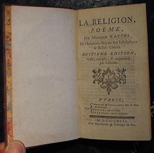 Oeuvres - "La religion" ; "La grace" ; "Poésies nouvelles" ; "Réflexions sur la poésie"