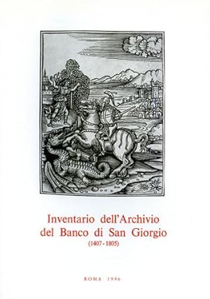 Imagen del vendedor de Inventario dell'Archivio del Banco di San Giorgio.1407-1805. vol.IV: Banchi e Tesoreria. tomo 8. a la venta por FIRENZELIBRI SRL