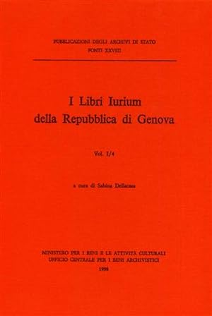 Immagine del venditore per I Libri Iurium della Repubblica di Genova. I/4. venduto da FIRENZELIBRI SRL