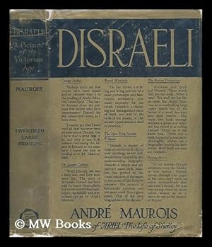 Seller image for Disraeli; a Picture of the Victorian Age, by Andre Maurois, Translated by Hamish Miles for sale by MW Books