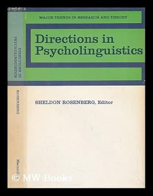 Image du vendeur pour Directions in Psycholinguistics mis en vente par MW Books Ltd.