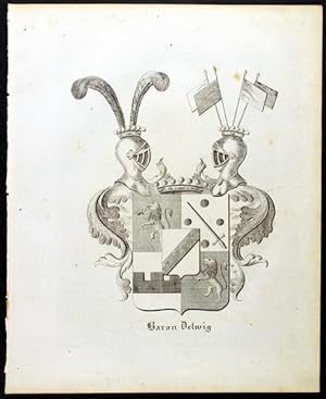 Wappen des Barons Delwig (1837)