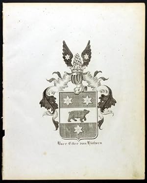 Wappen derer von Baer, Edle von Hüthorn (1837)